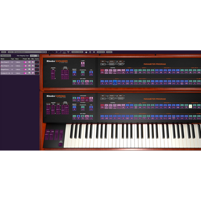 Rhodes Chroma Synthesizer interface