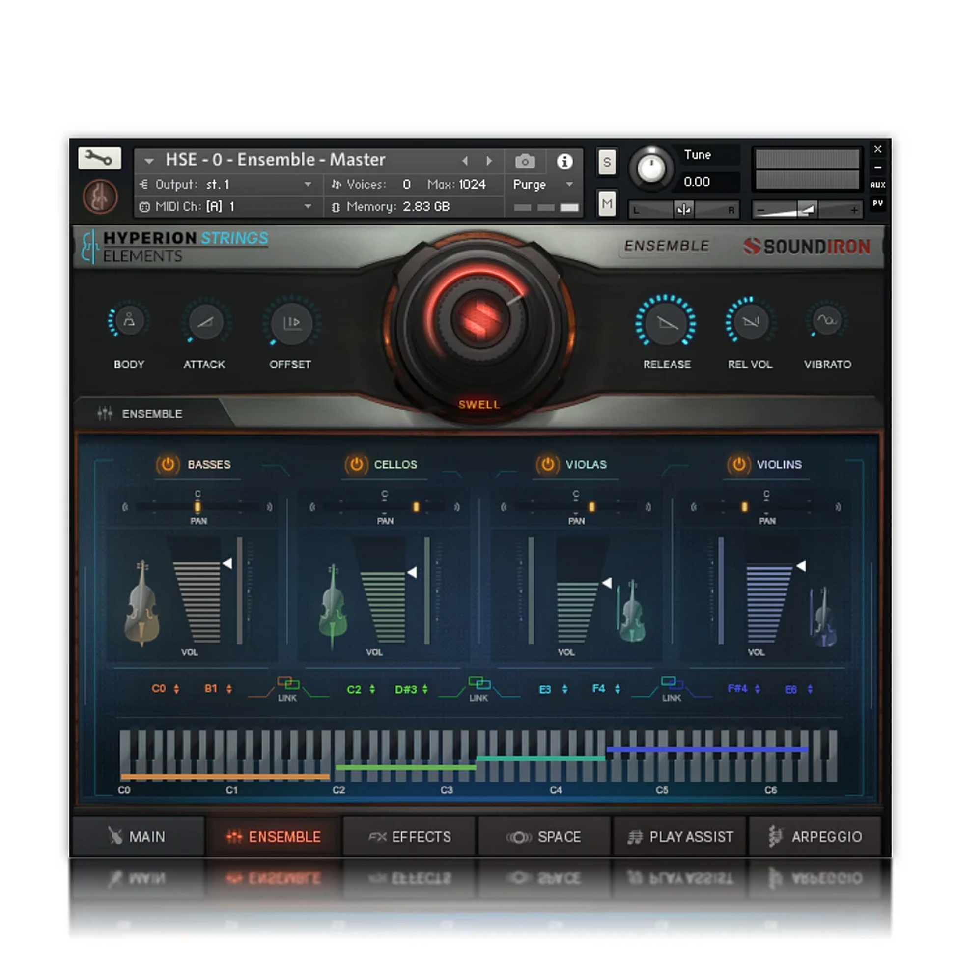 Hyperion Strings Elements