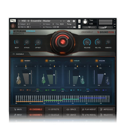 Hyperion Strings Elements