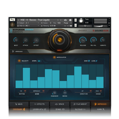 Hyperion Strings Elements