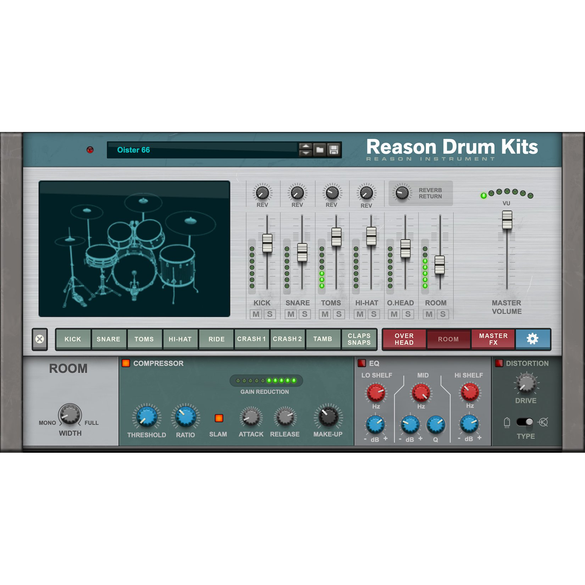 Reason Drum Kits front