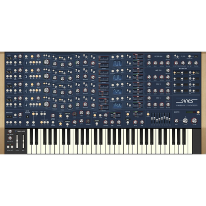 Sines Synthesizer interface