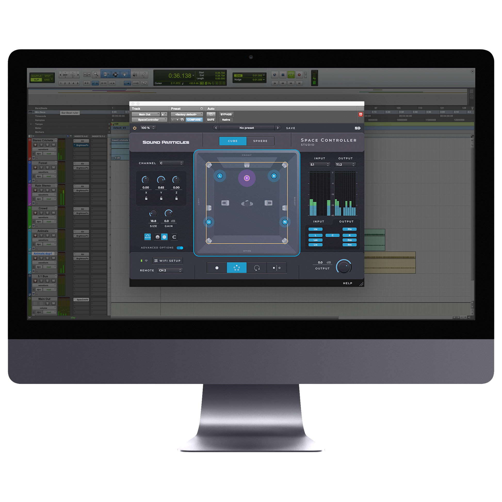 Space Controller mockup