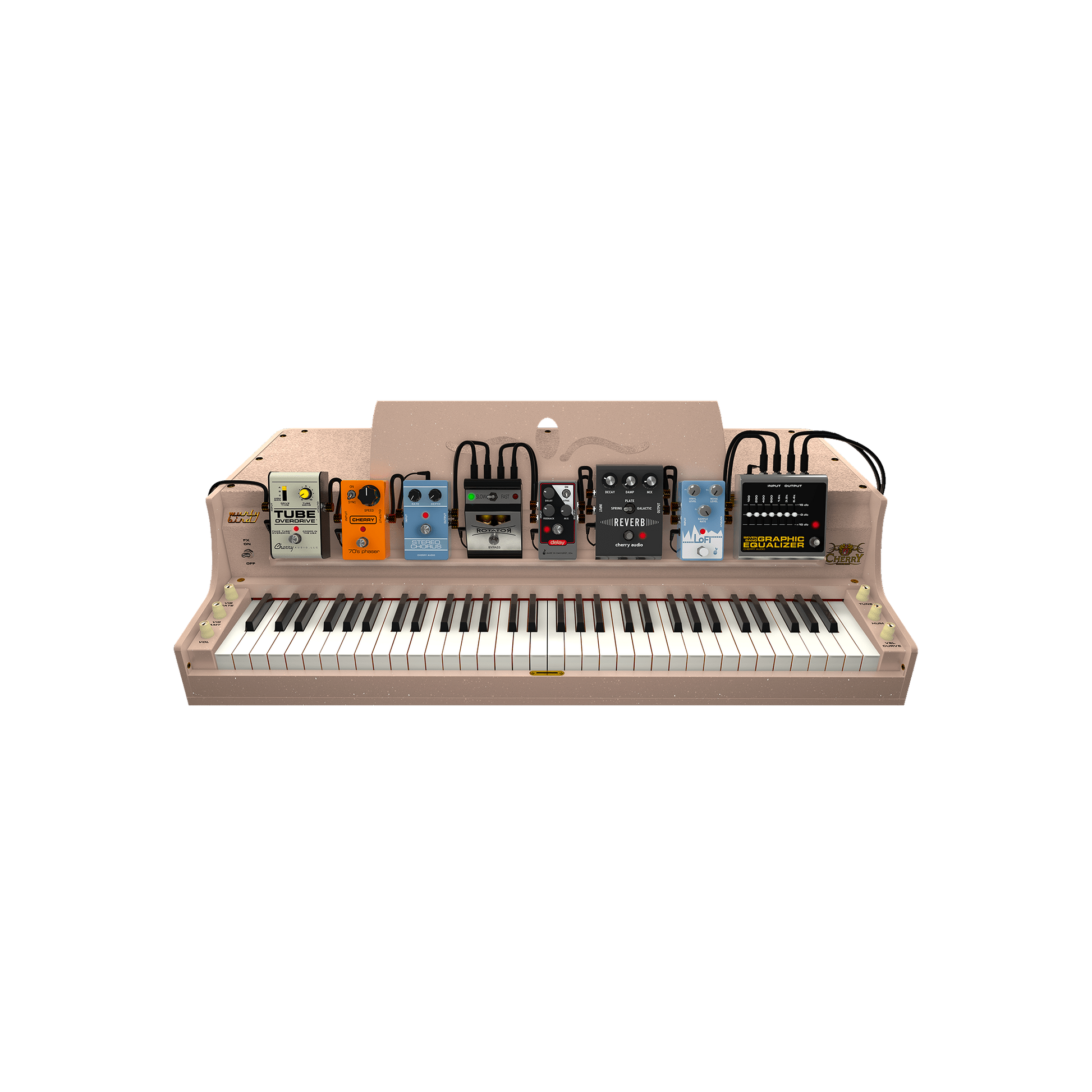 Wurlybird 140B Electric Piano interface
