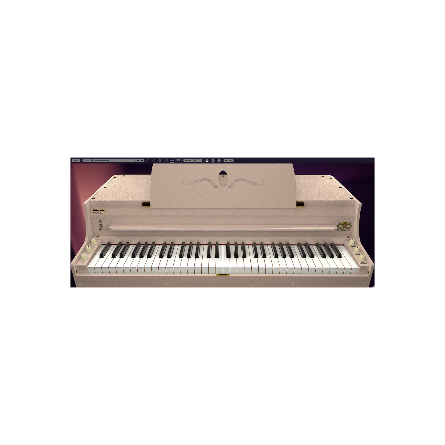 Wurlybird 140B Electric Piano interface